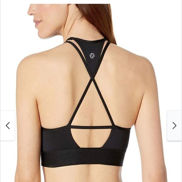 Core 10 Women's Size L Multi-Strap Sports Bra Blue - Picture 1 of 6